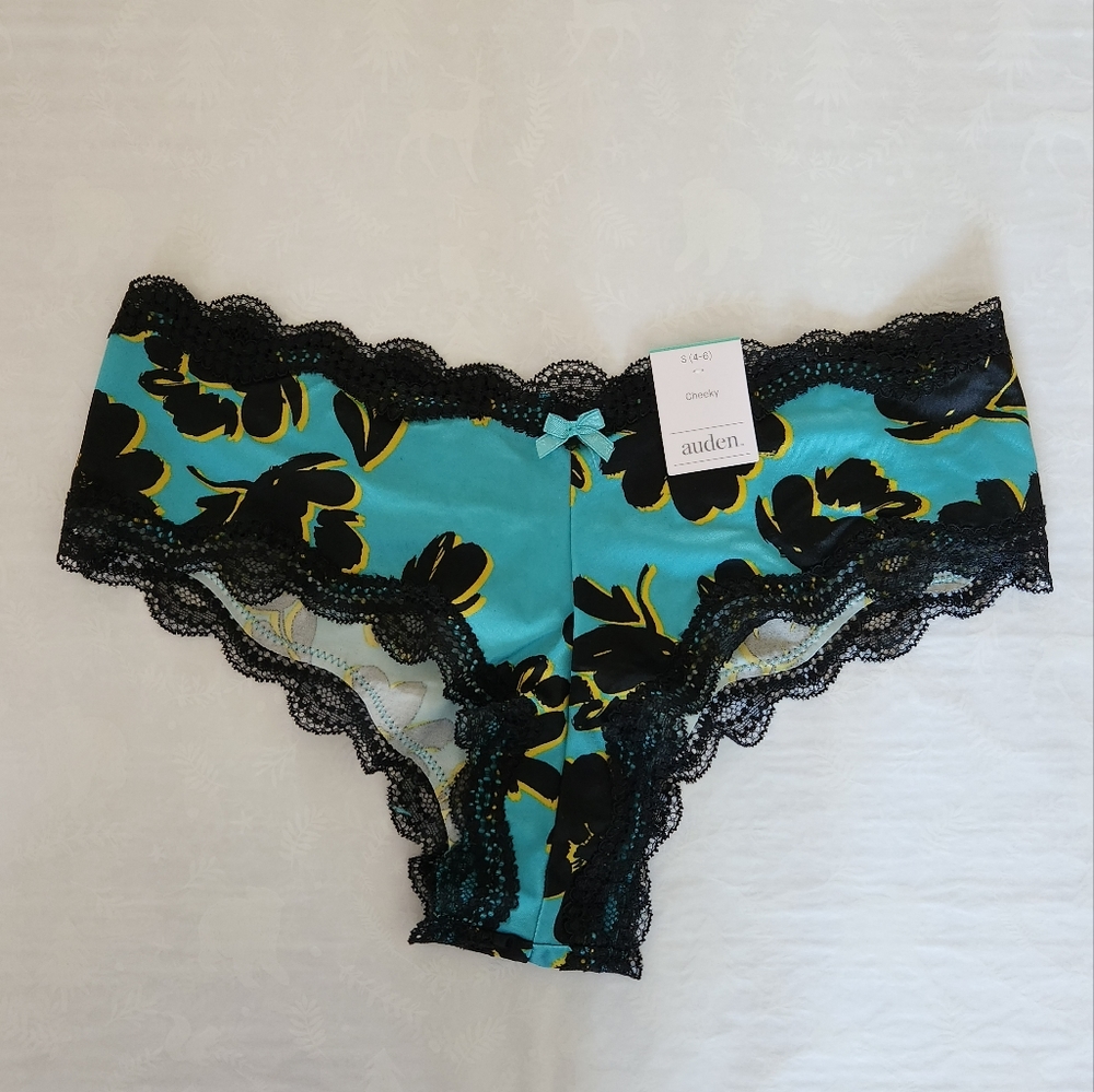 🔥💕NWT Auden Panties cheeky blue Small XL